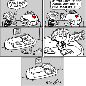 #6thDayFunnies: ‘A Slice of Life’ | Robbie & Bobby Comics