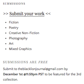 #SUBMISSIONS // Yes, Yes, Yes… (OPEN!) … & FREE.